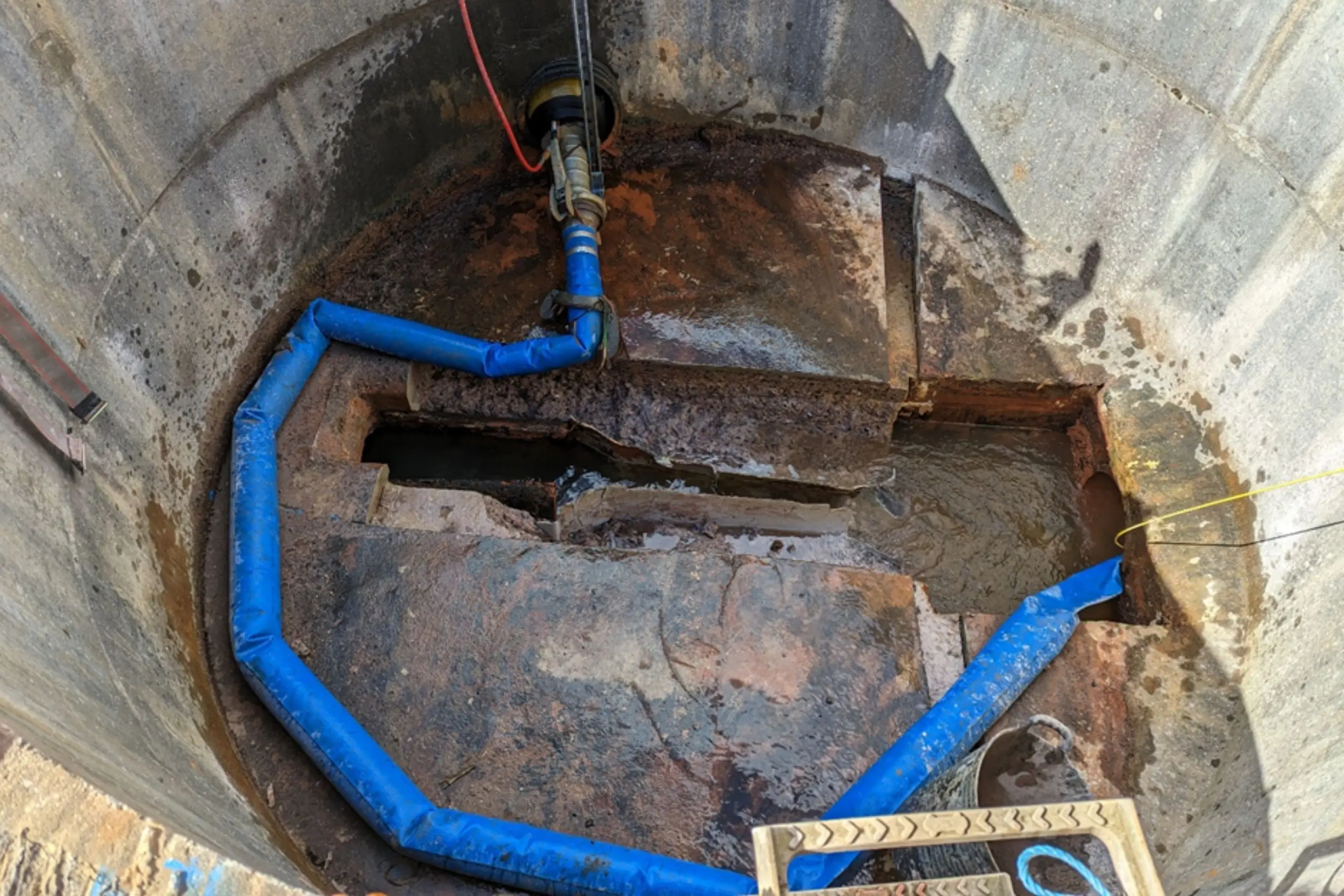 Overpumping during upgrades/construction