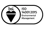 ISO 14001:2015 Environmental Management logo