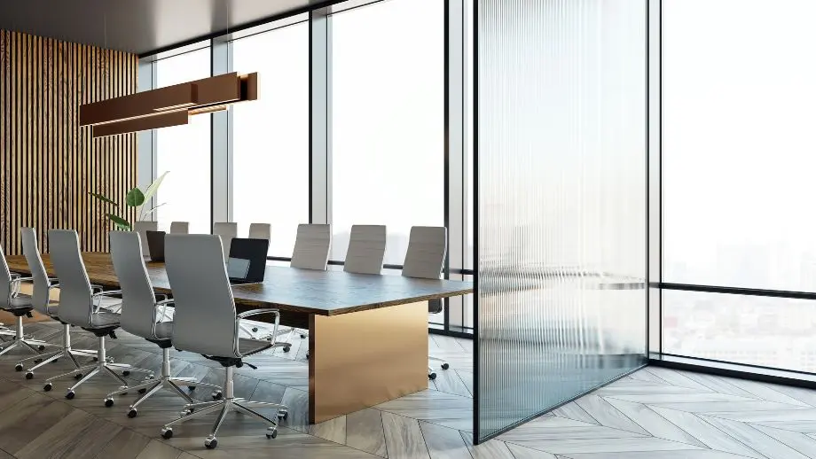 Modern conference room interior