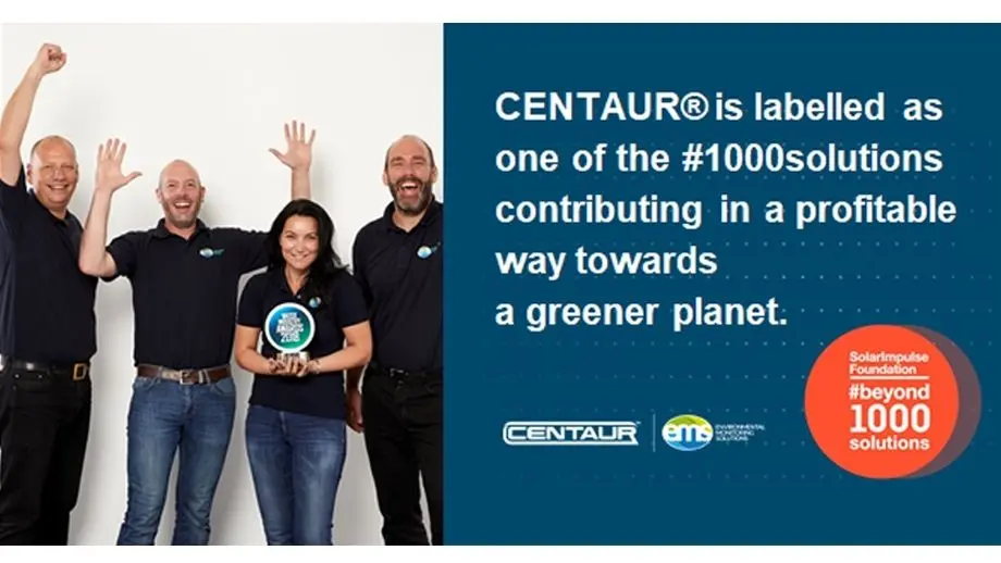 CENTAUR labelled by Solar Impulse Foundation