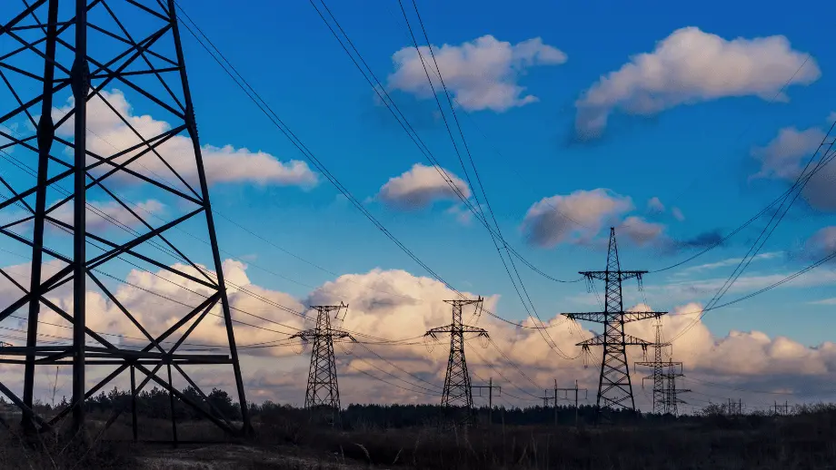 Electricity pylons